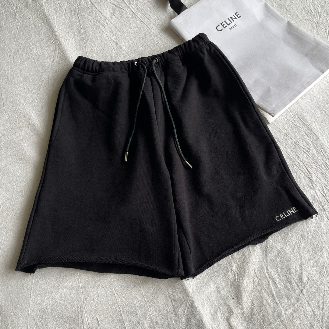 Schwarz-weiße Shorts