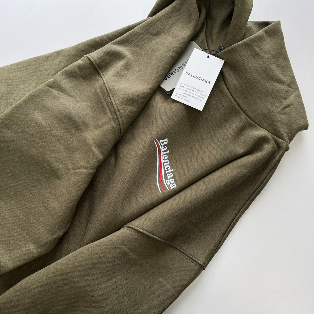 Sudadera con capucha marrón grisácea