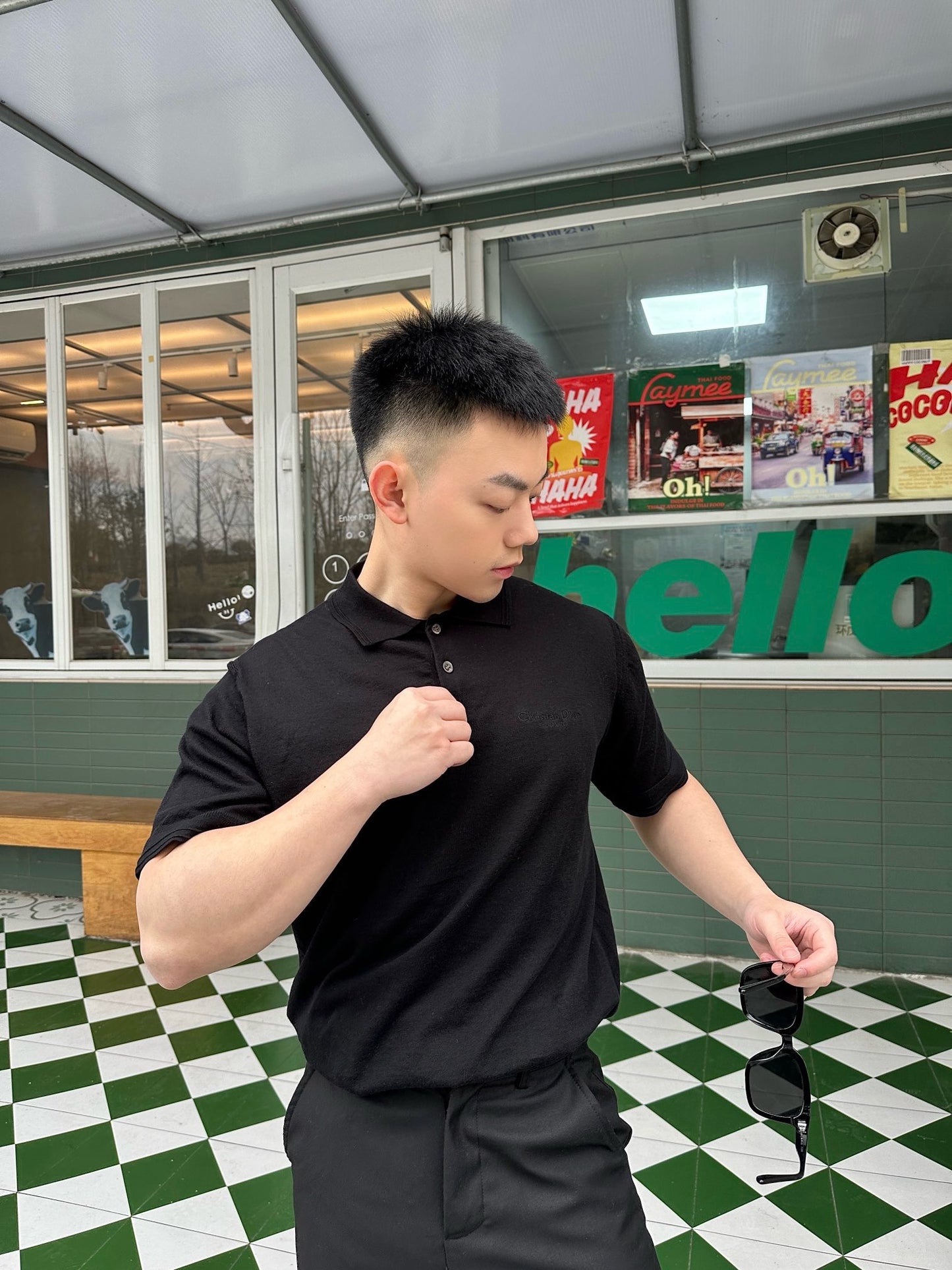 Black Polo - Size L