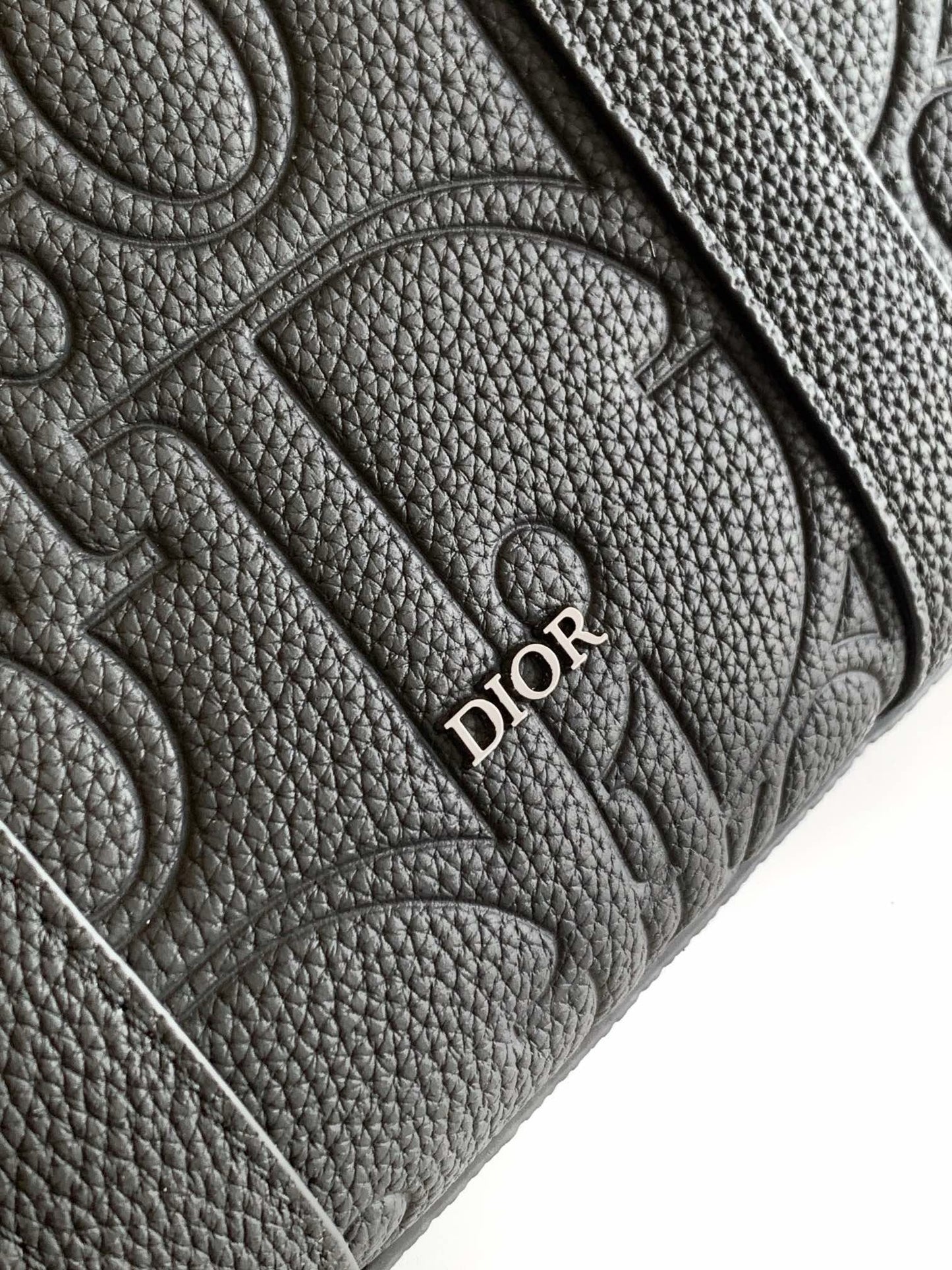 Bolsa gris azul y negra