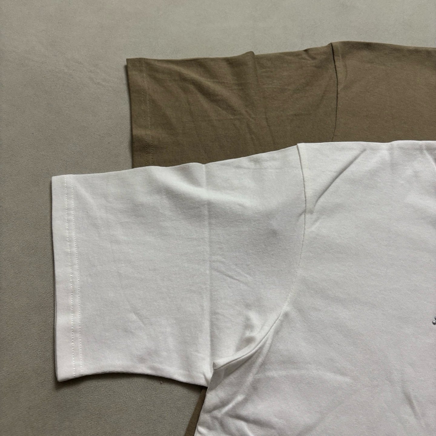 White and Khaki T-Shirt