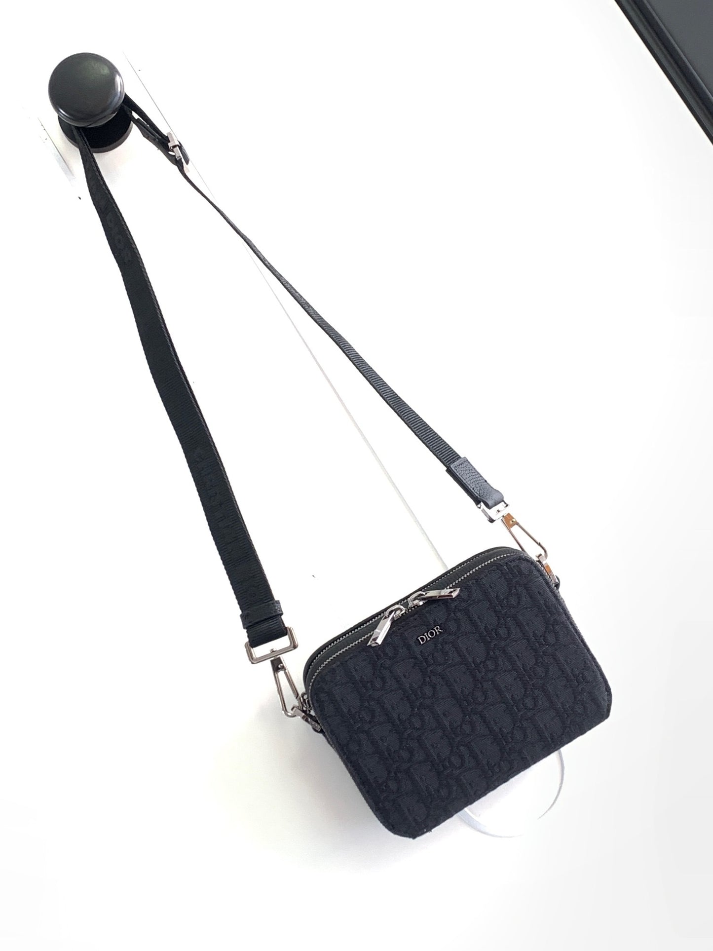 Bolso color albaricoque y negro