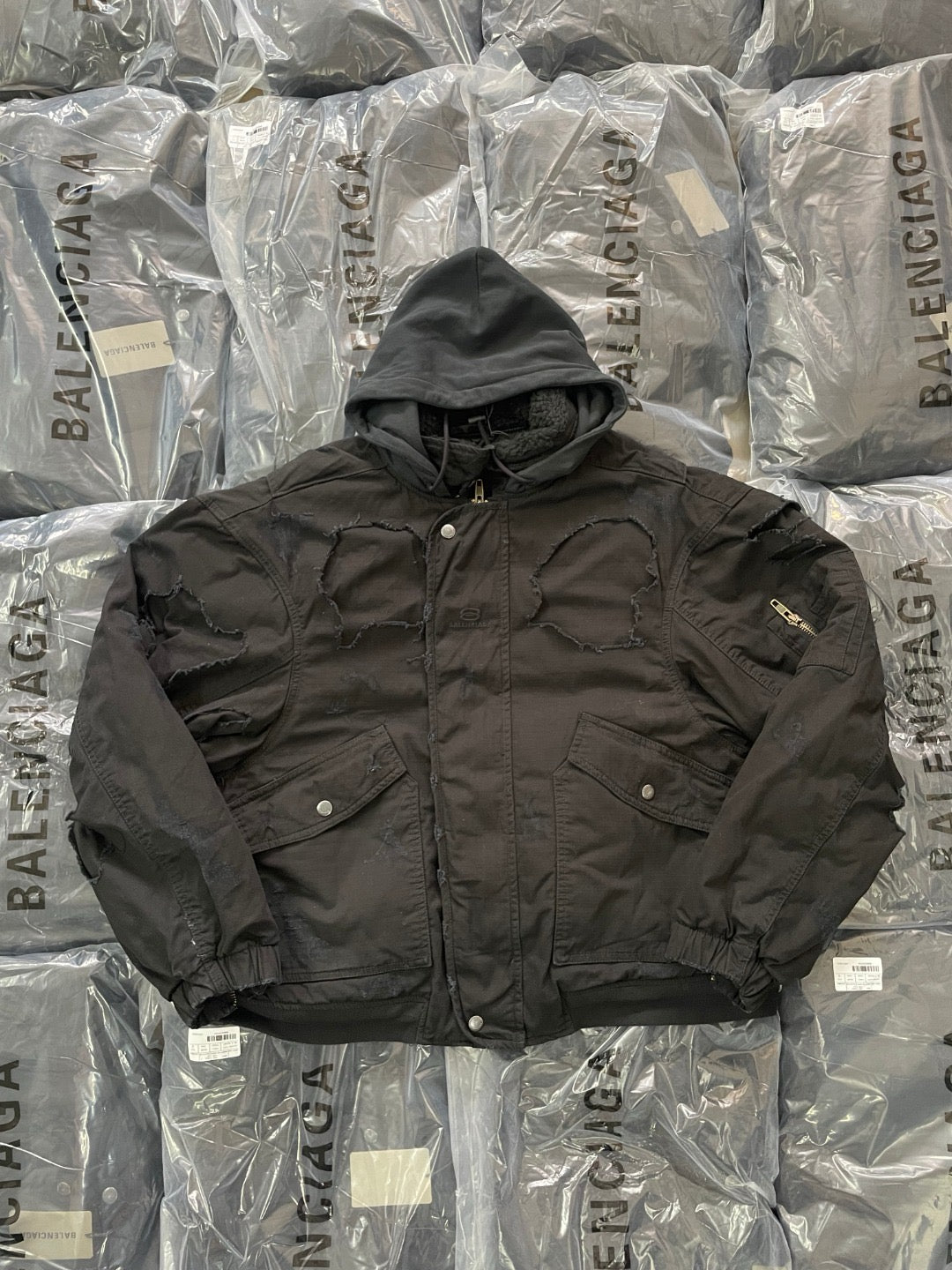Schwarze Jacke