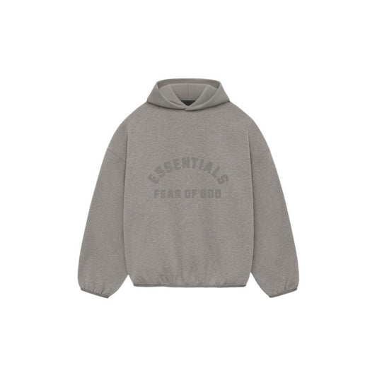 Schwarzer Hoodie mit Pflanzenasche