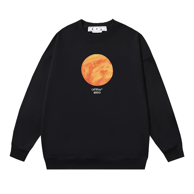 Sudadera marrón y negra