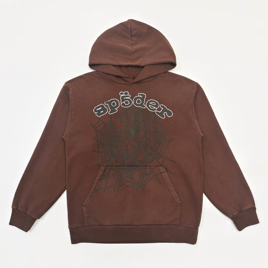 Brauner Kapuzenpullover