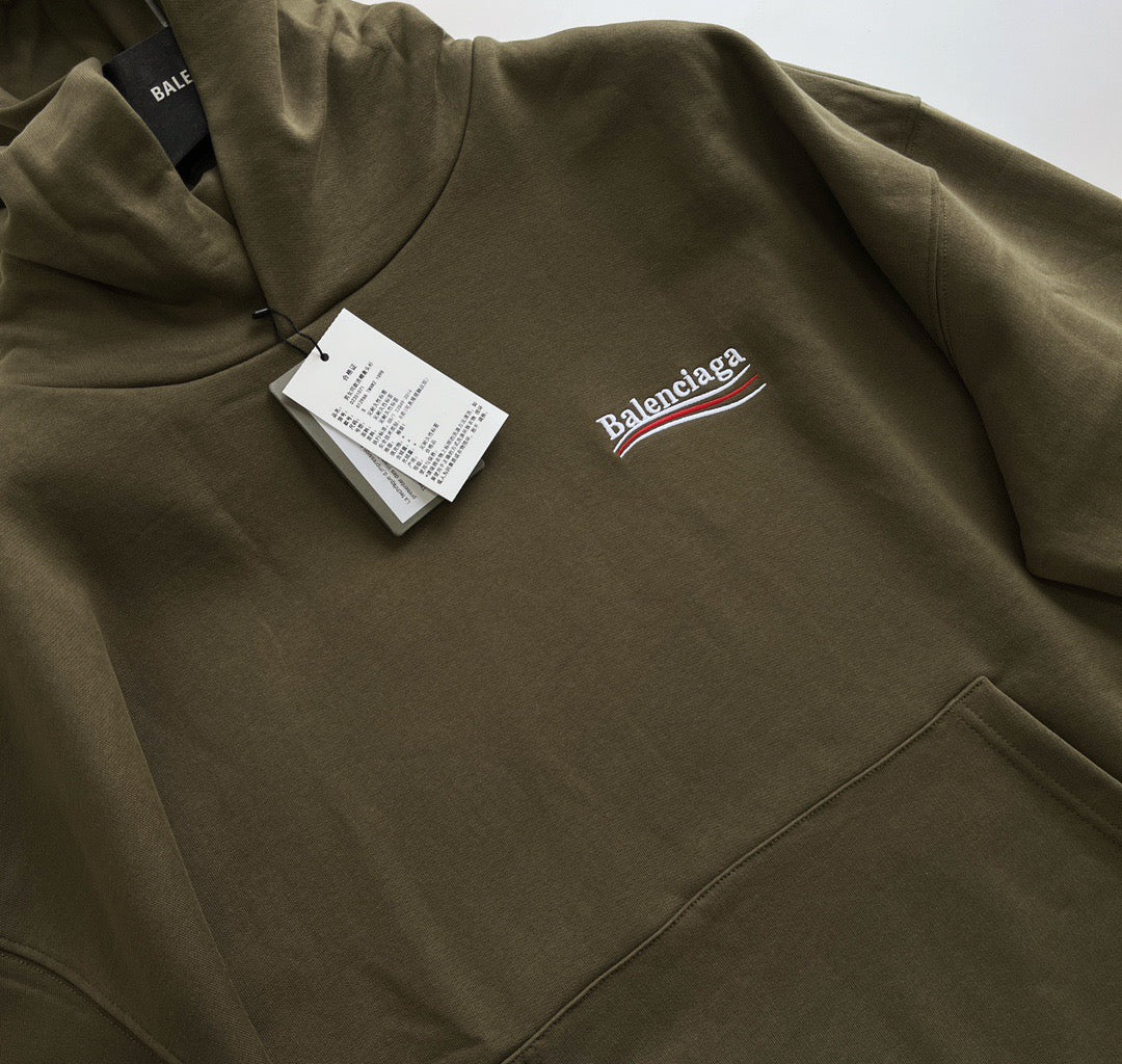 Sudadera con capucha marrón grisácea