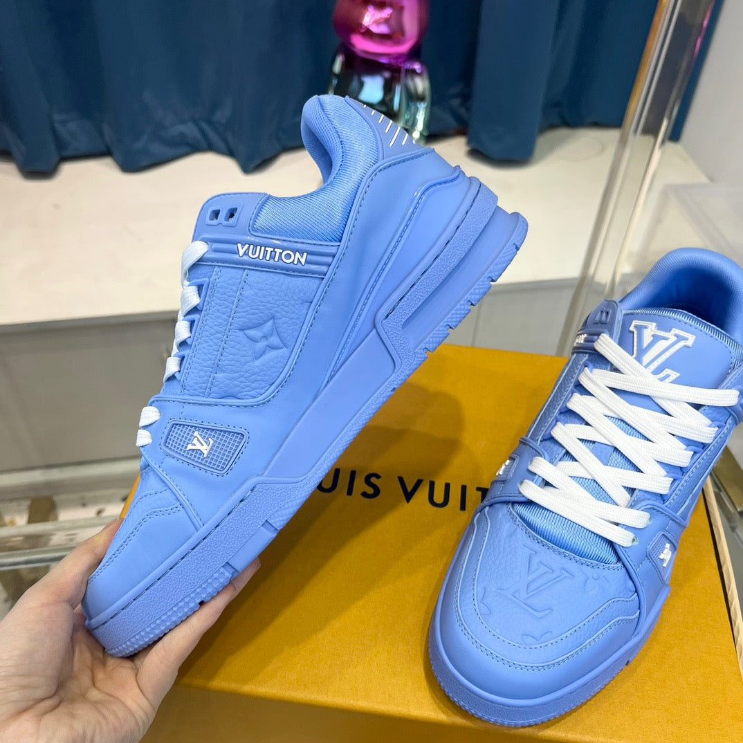 Black, yellow and blue Shoes