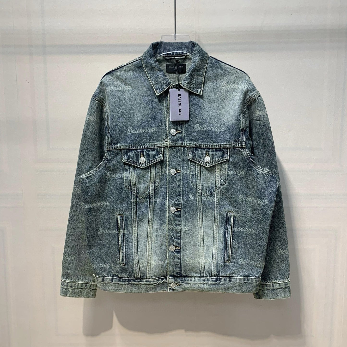Chaqueta azul grisácea