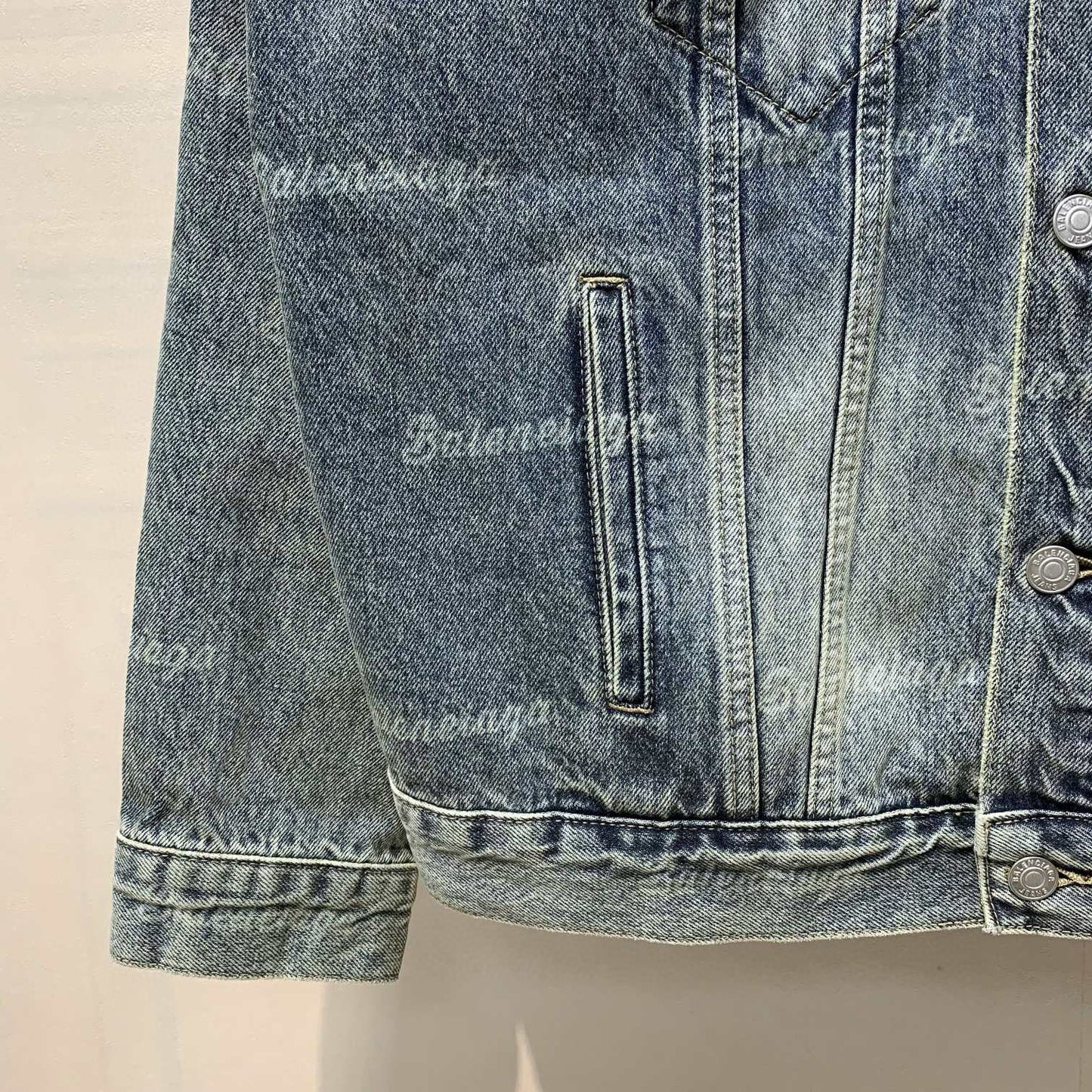 Chaqueta azul grisácea
