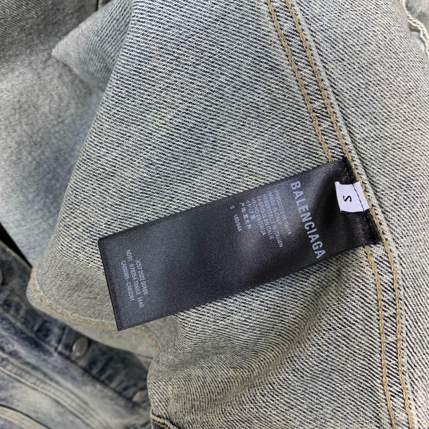 Chaqueta azul grisácea