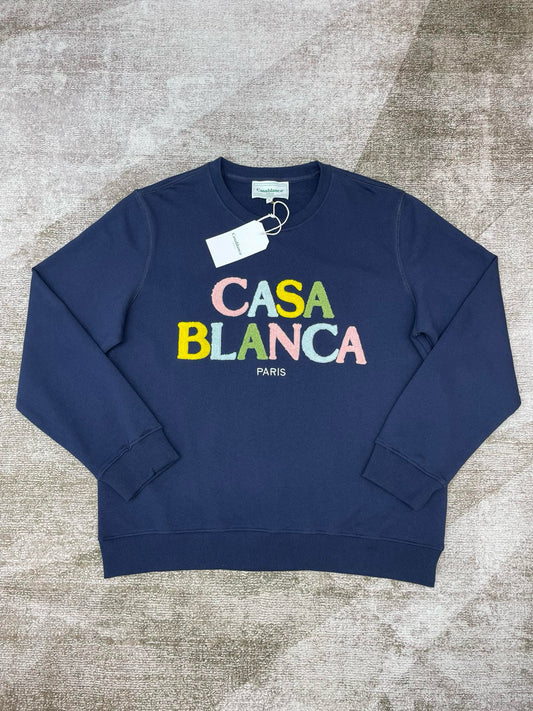 Blaues Sweatshirt