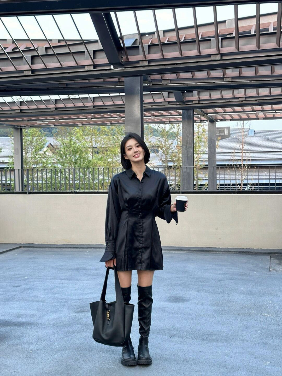 Schwarze Tasche