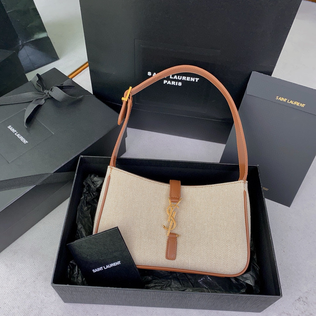 Bolsa marrón blanca