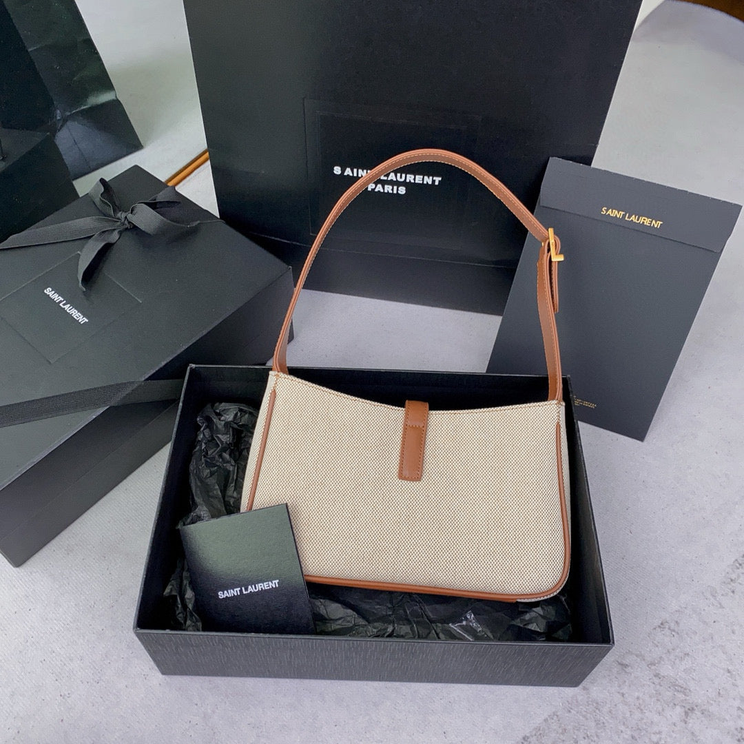 Bolsa marrón blanca