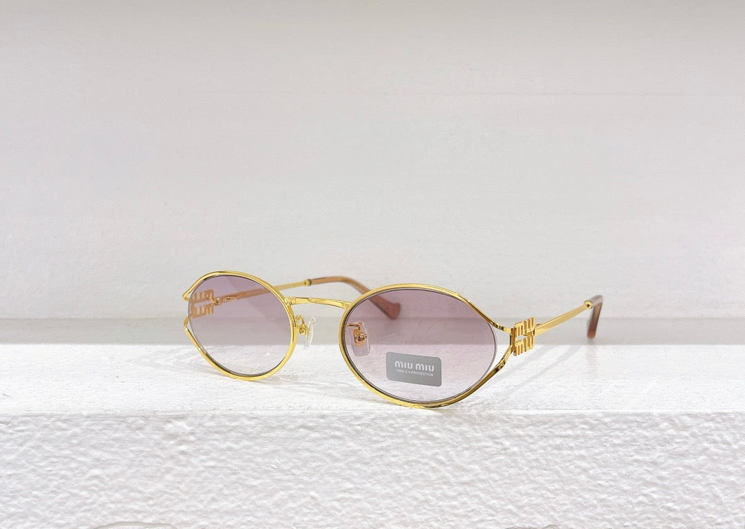 Gafas de sol amarillas, rosas y marrones