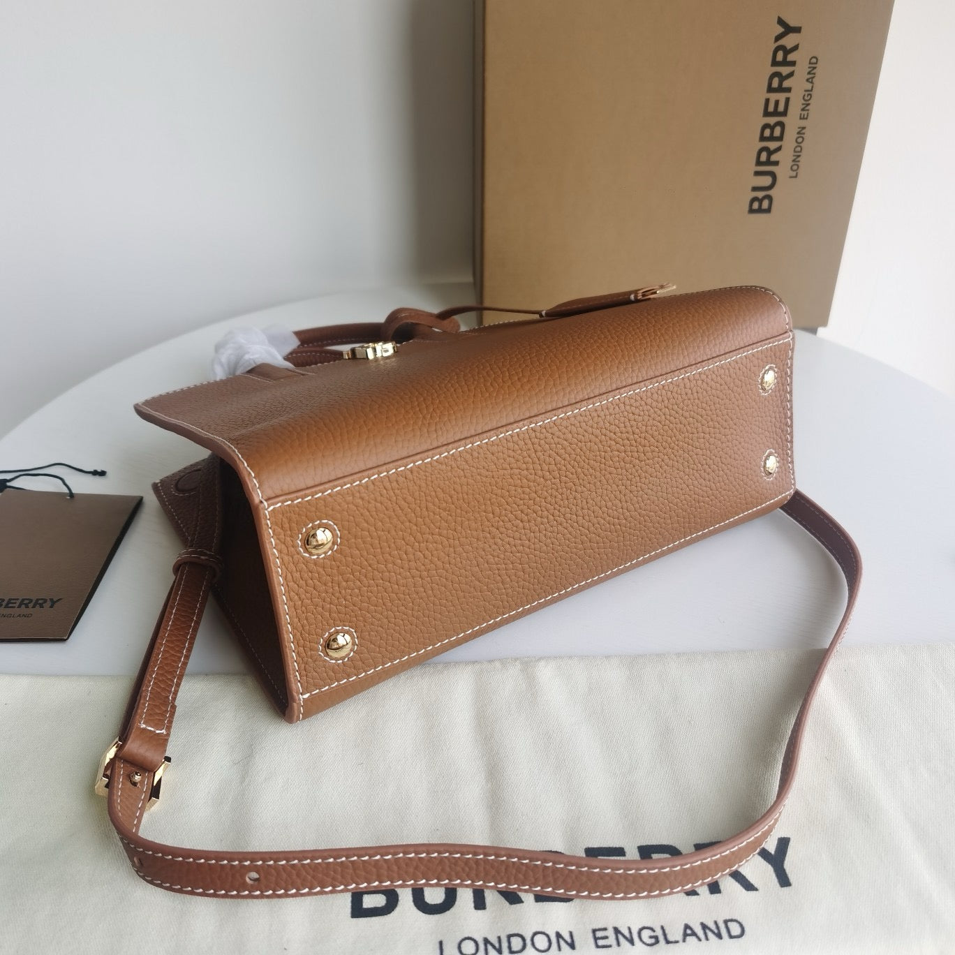 Brown and Black Bag