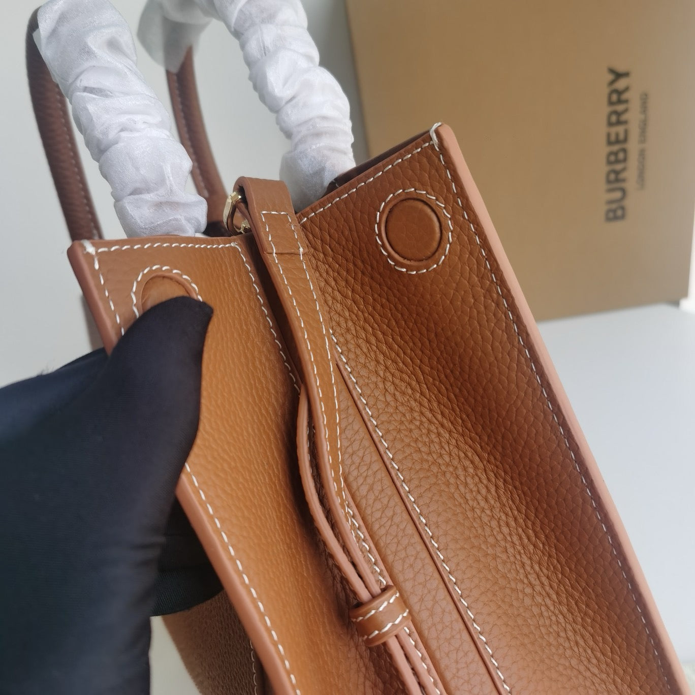 Brown and Black Bag