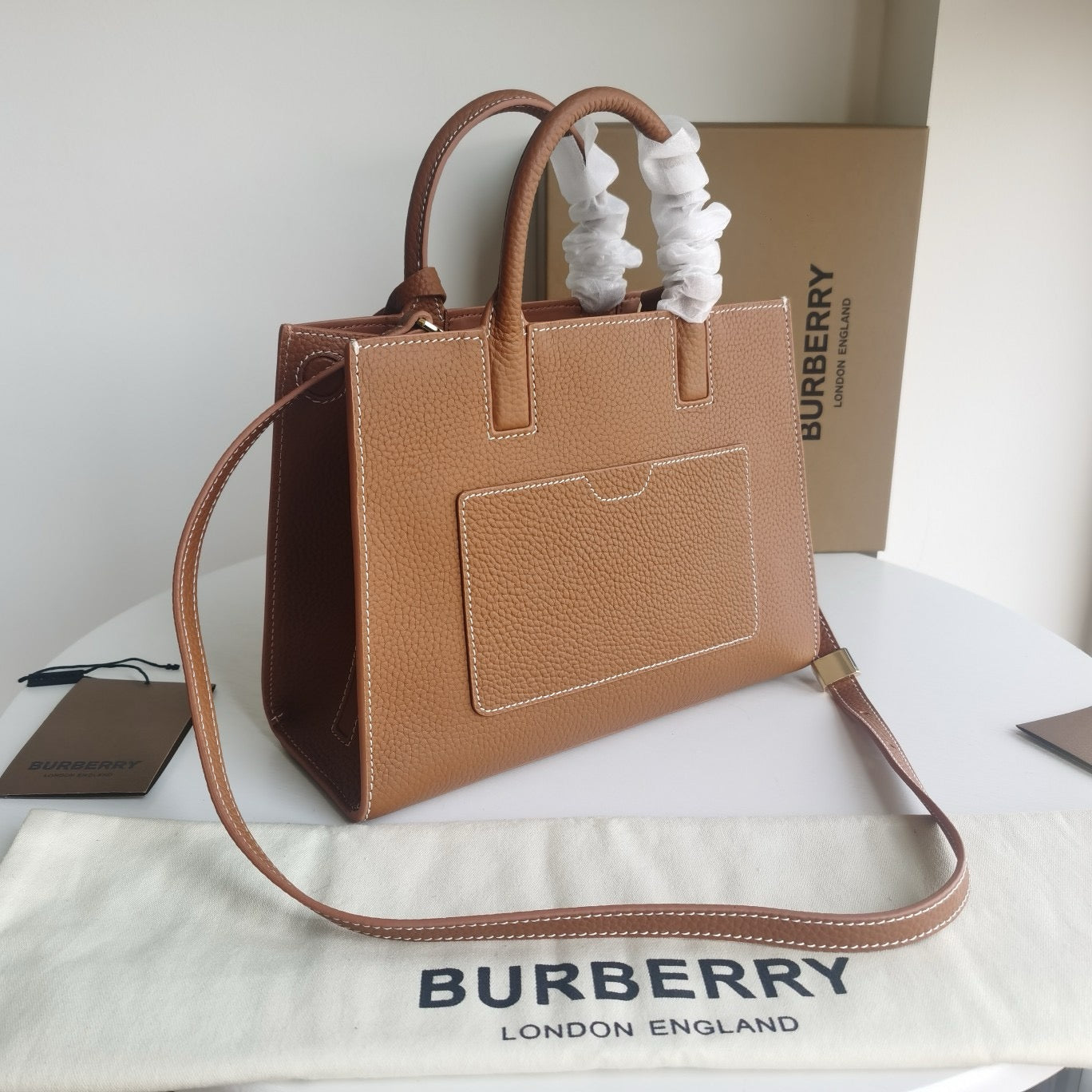 Brown and Black Bag