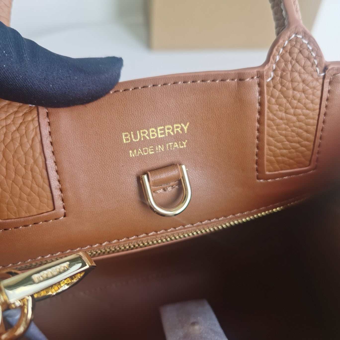 Brown and Black Bag