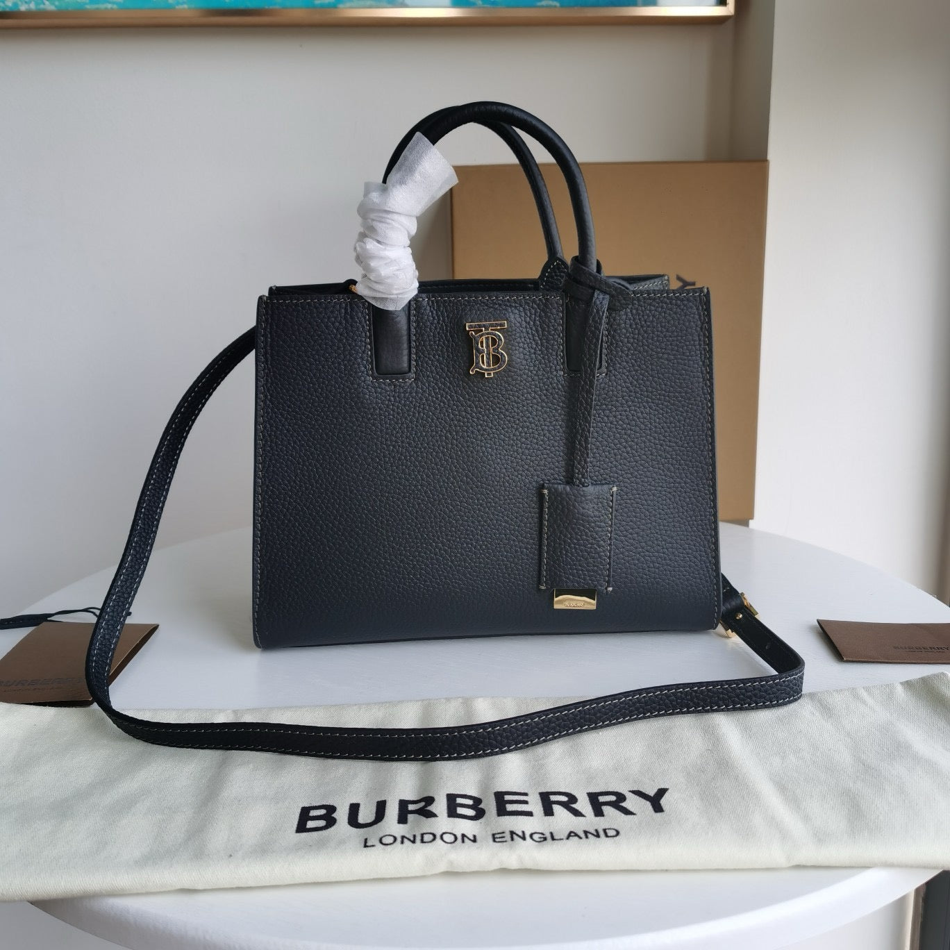 Brown and Black Bag