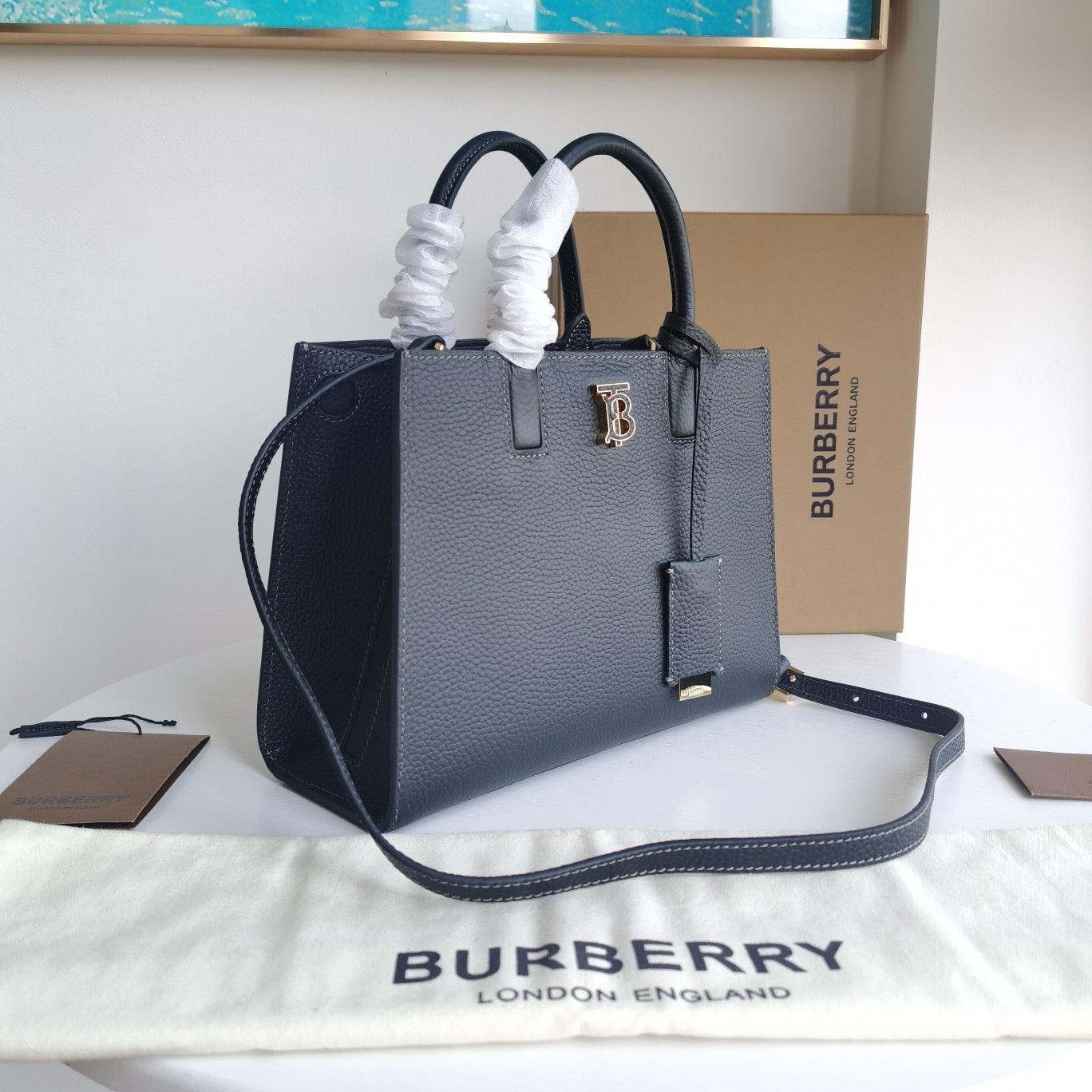 Brown and Black Bag
