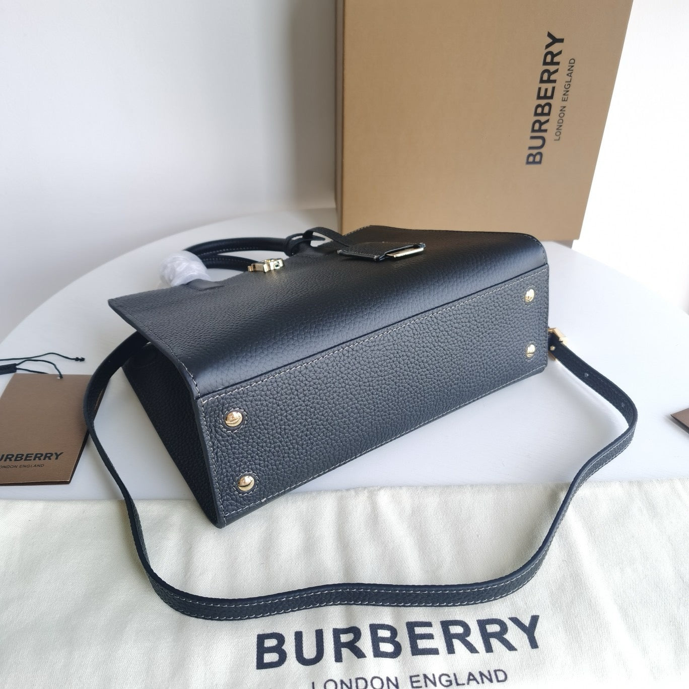 Brown and Black Bag