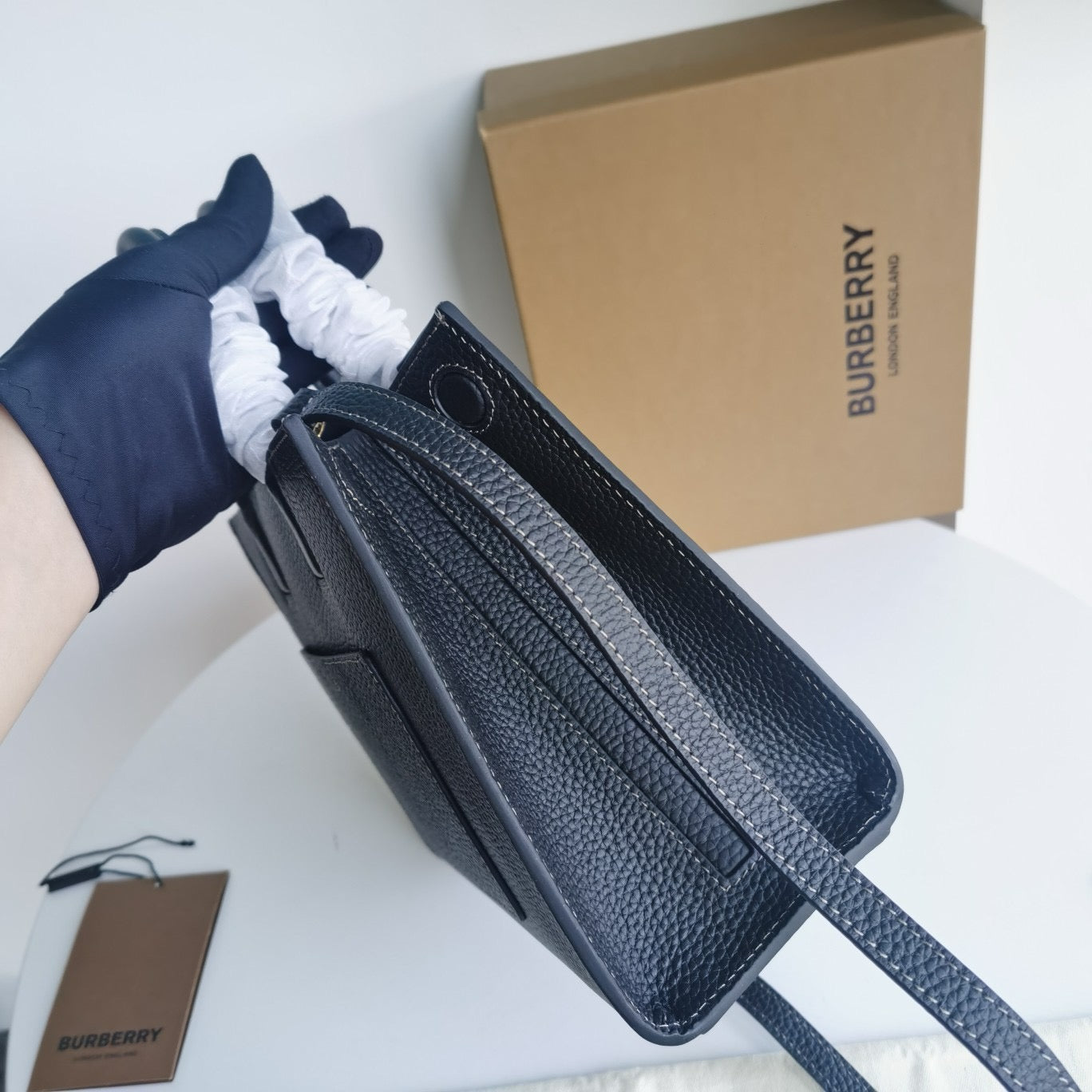 Brown and Black Bag