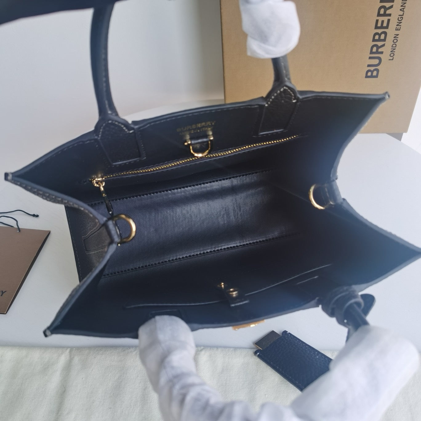 Brown and Black Bag