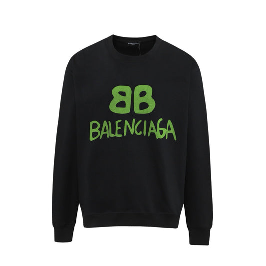 Schwarz-weißes Sweatshirt