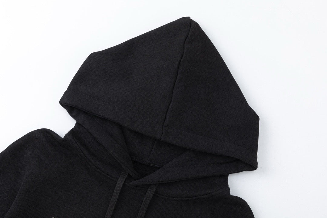 Schwarzer Hoodie