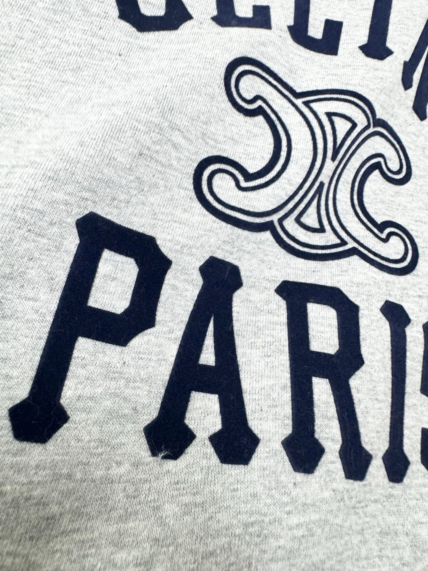 Sudadera azul blanca