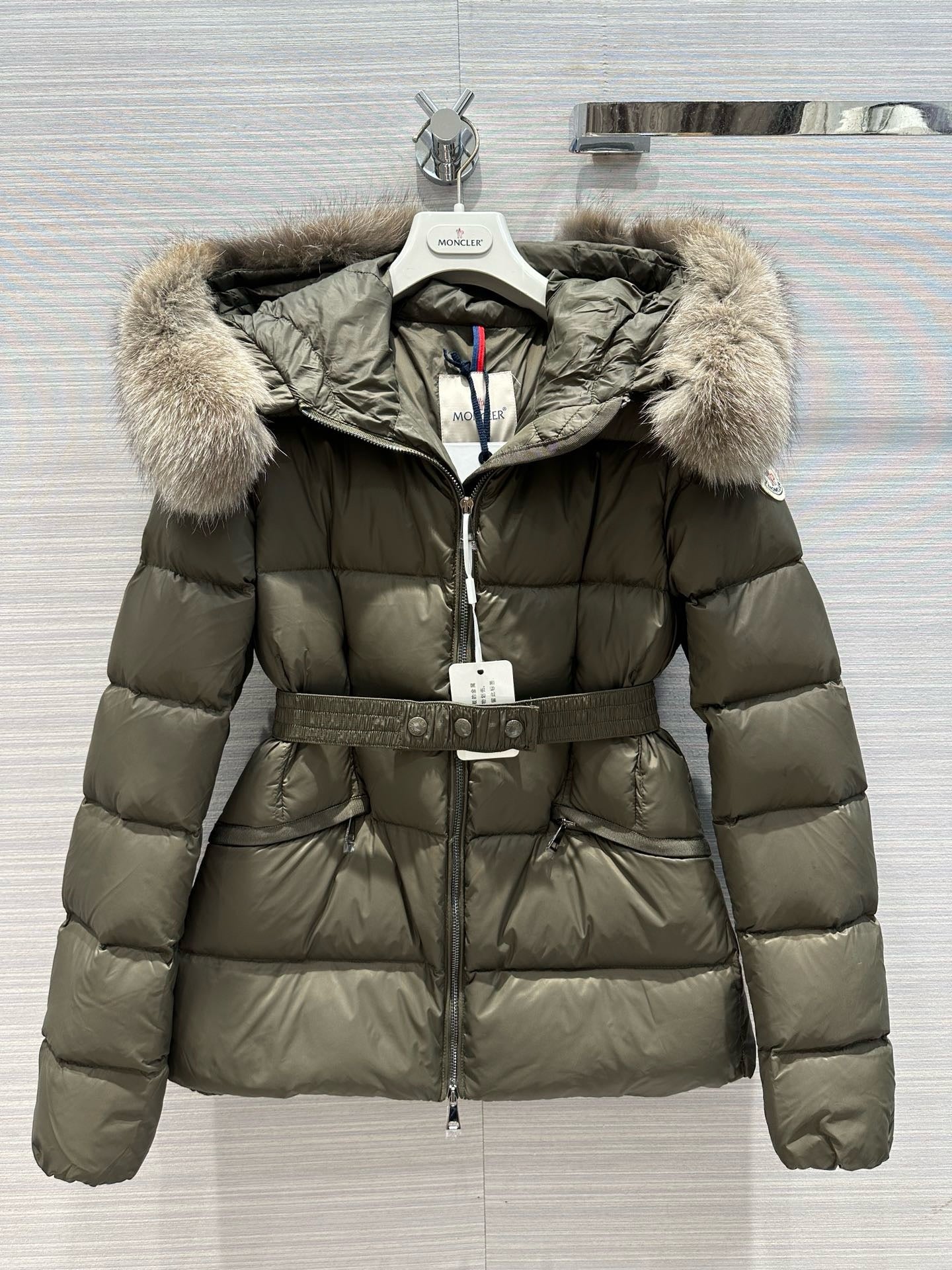 Black,White and Green Jacket