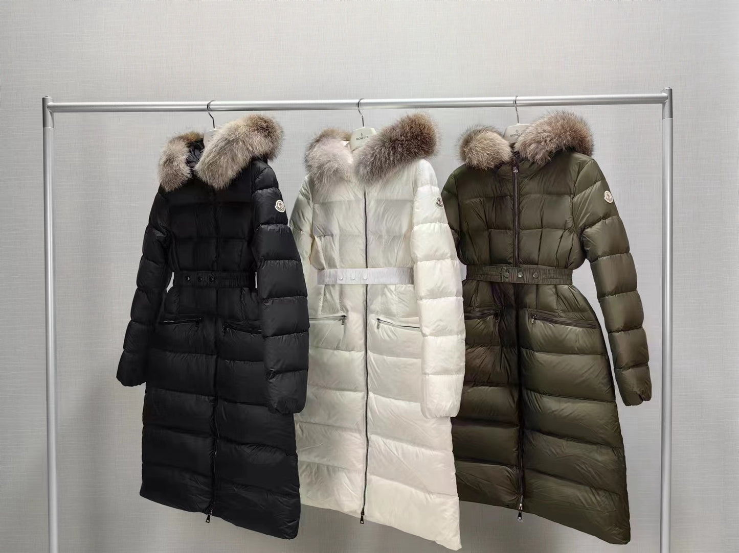Black, White and Green Jacket