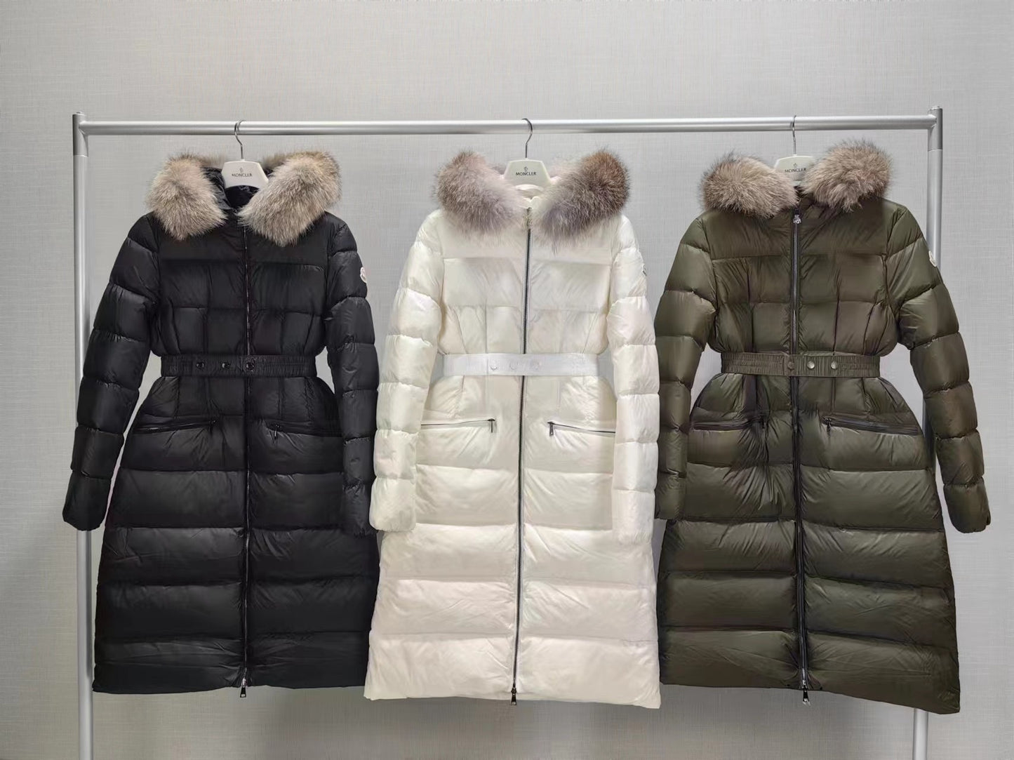 Black, White and Green Jacket