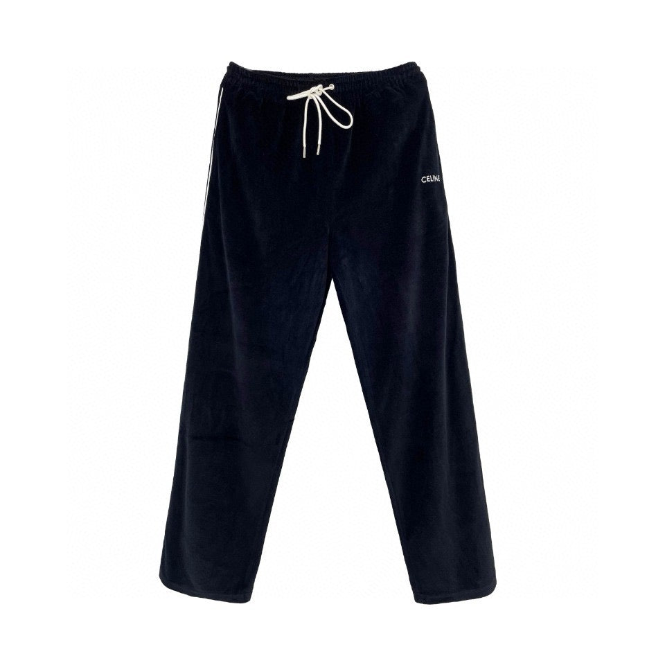 Pantalón negro y verde