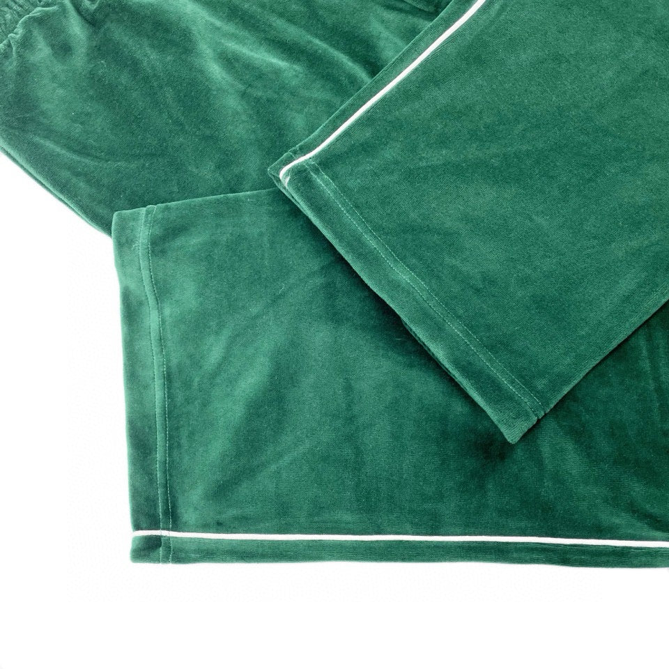 Pantalón negro y verde