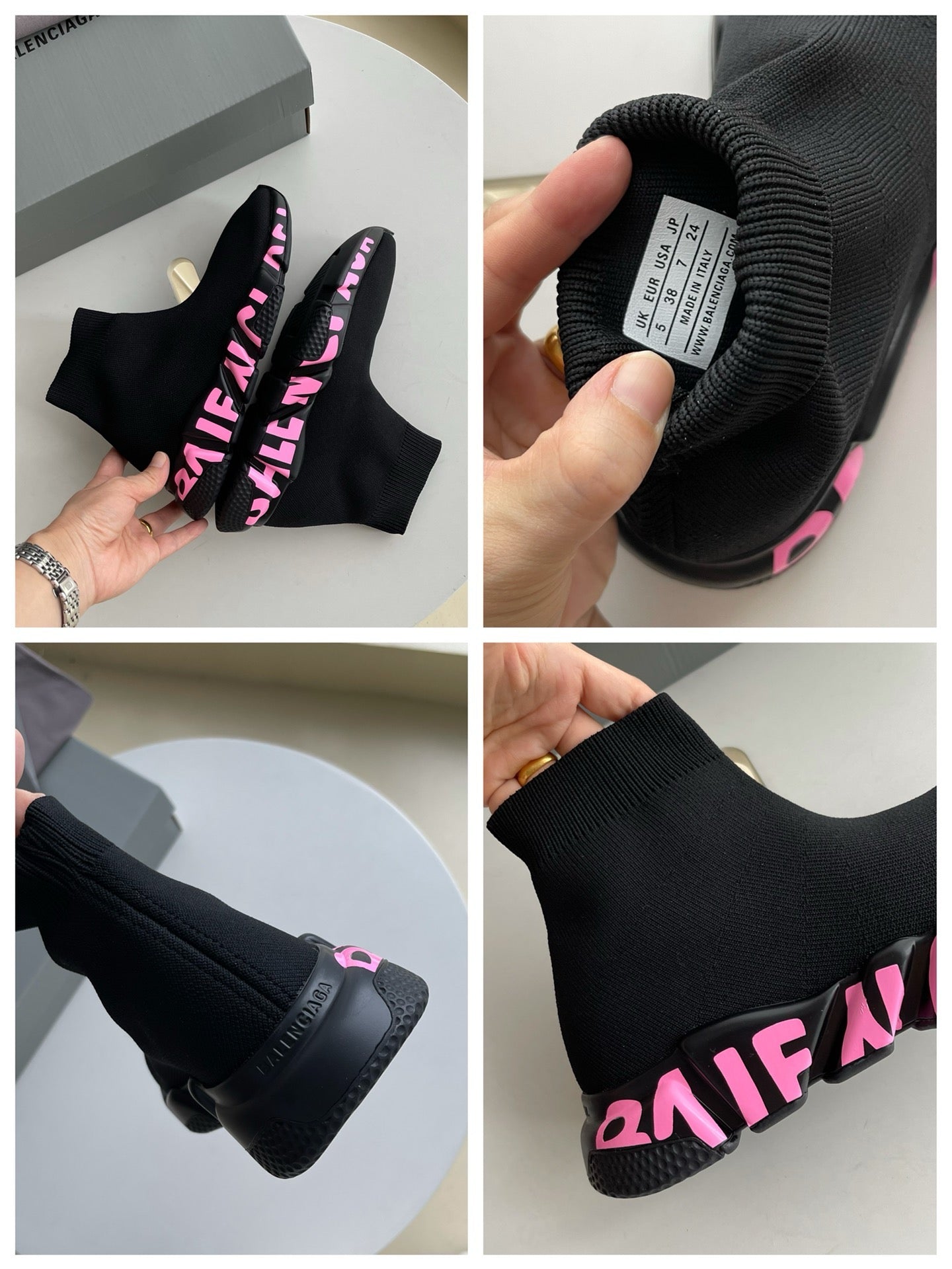 Mehrfarbige Schuhe