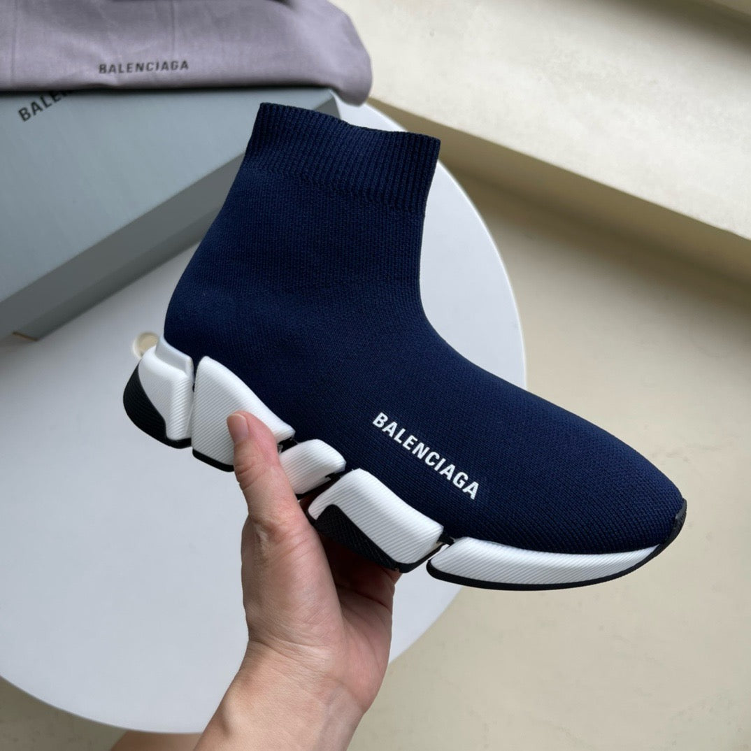 Blue and Sky blue Shoes