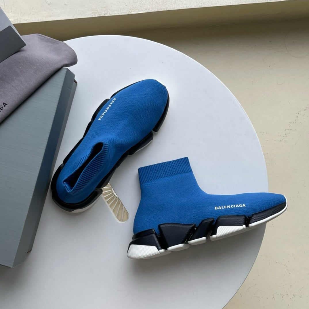 Blue and Sky blue Shoes