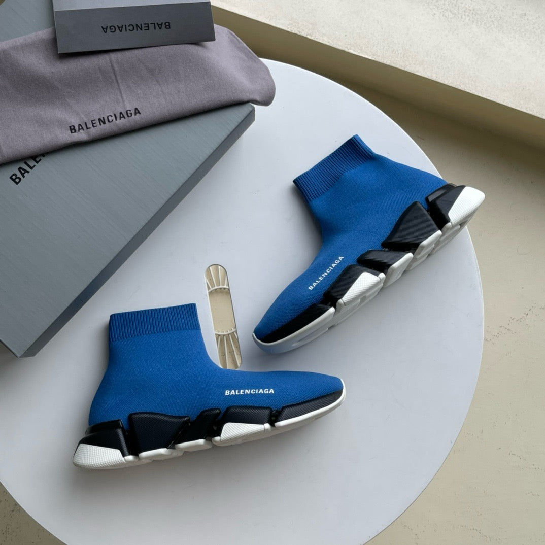 Blue and Sky blue Shoes