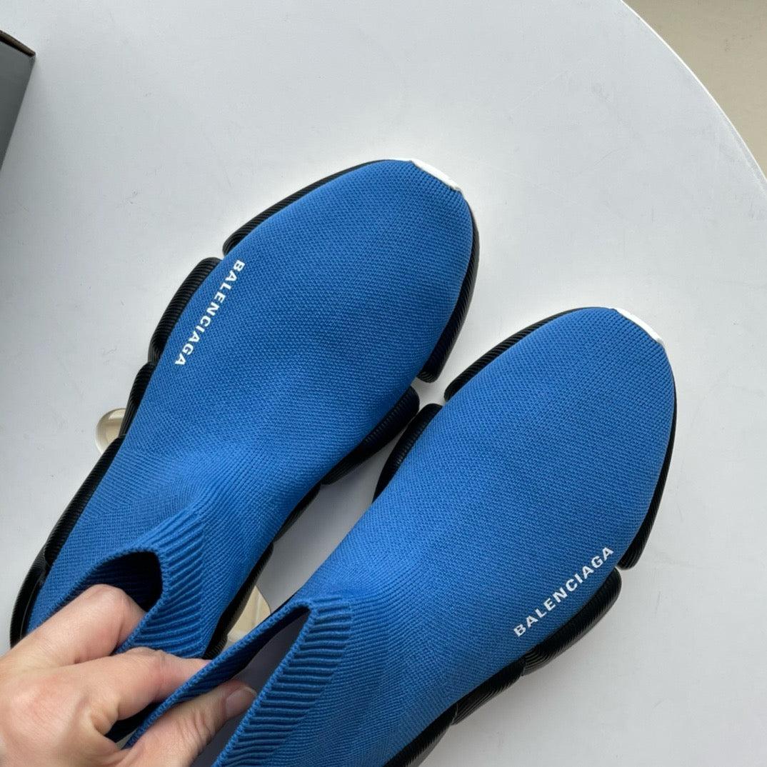 Blue and Sky blue Shoes