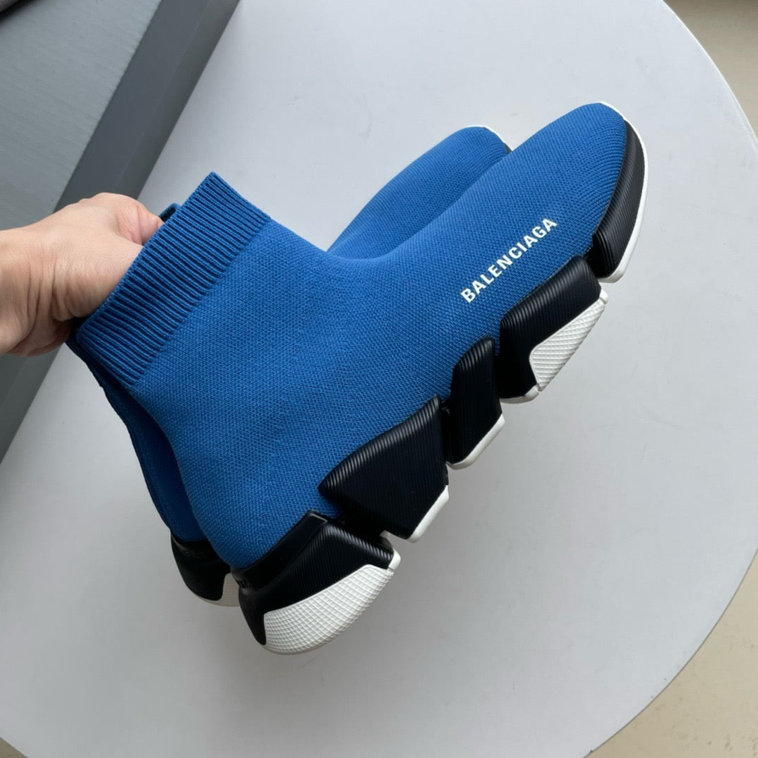 Blue and Sky blue Shoes
