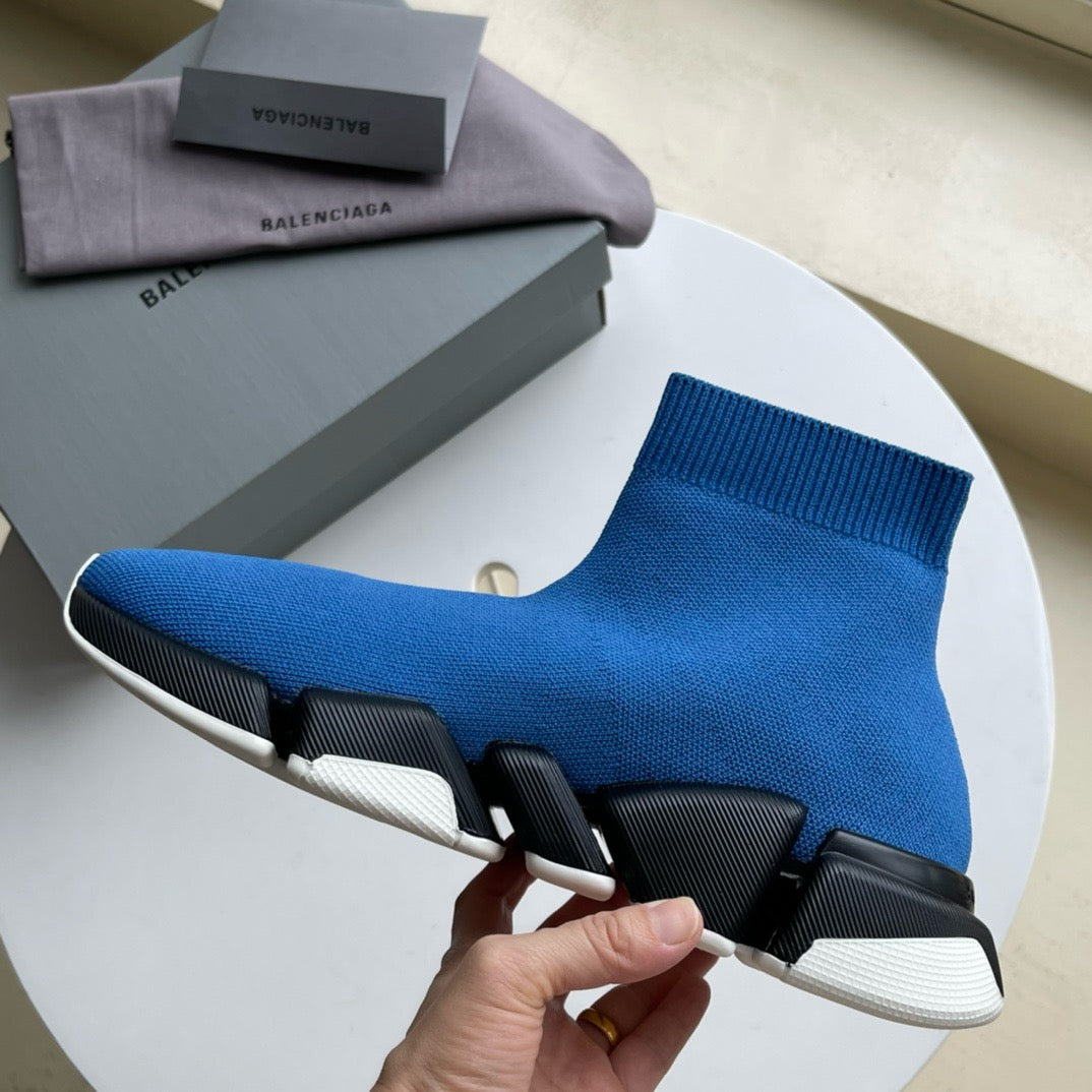 Blue and Sky blue Shoes