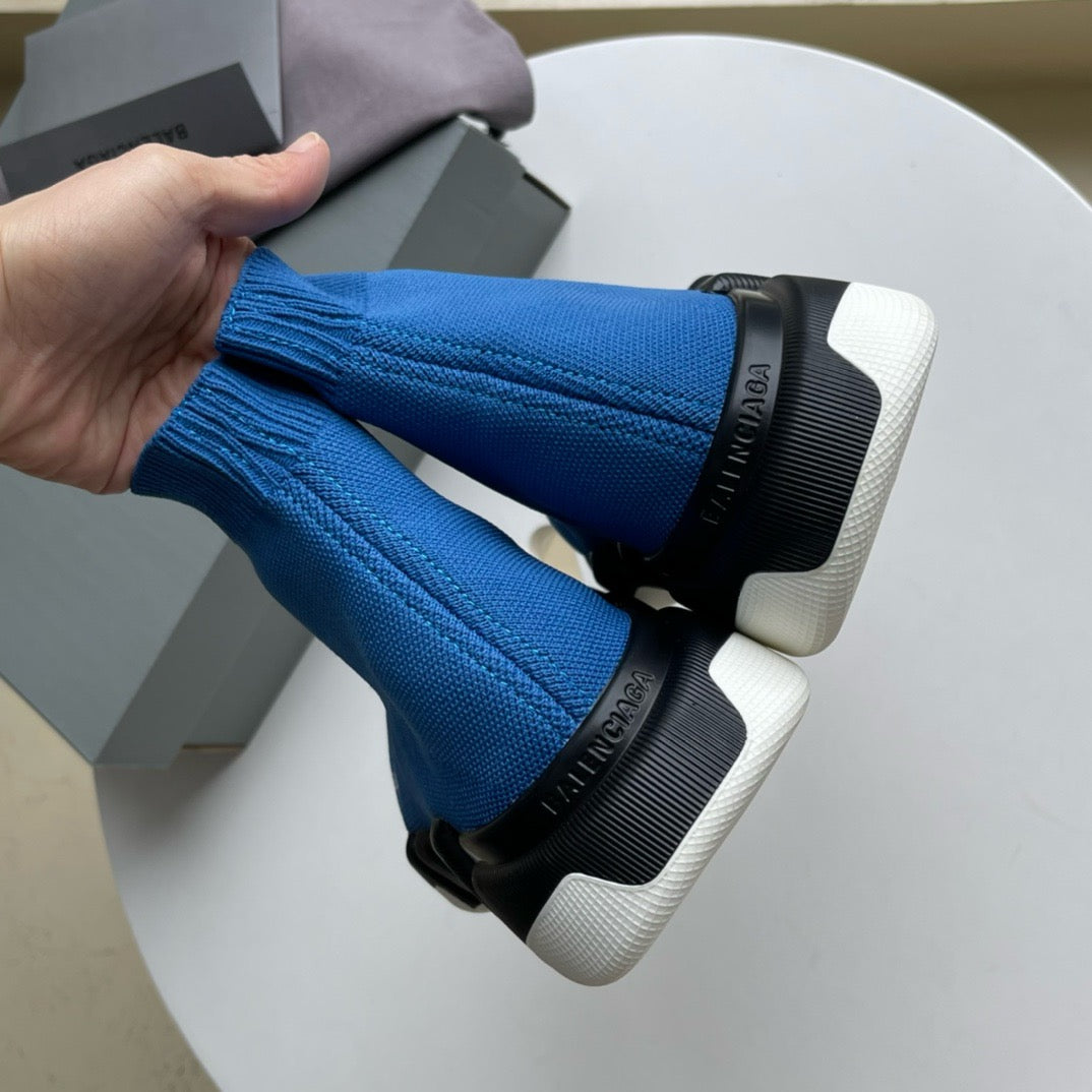 Blue and Sky blue Shoes