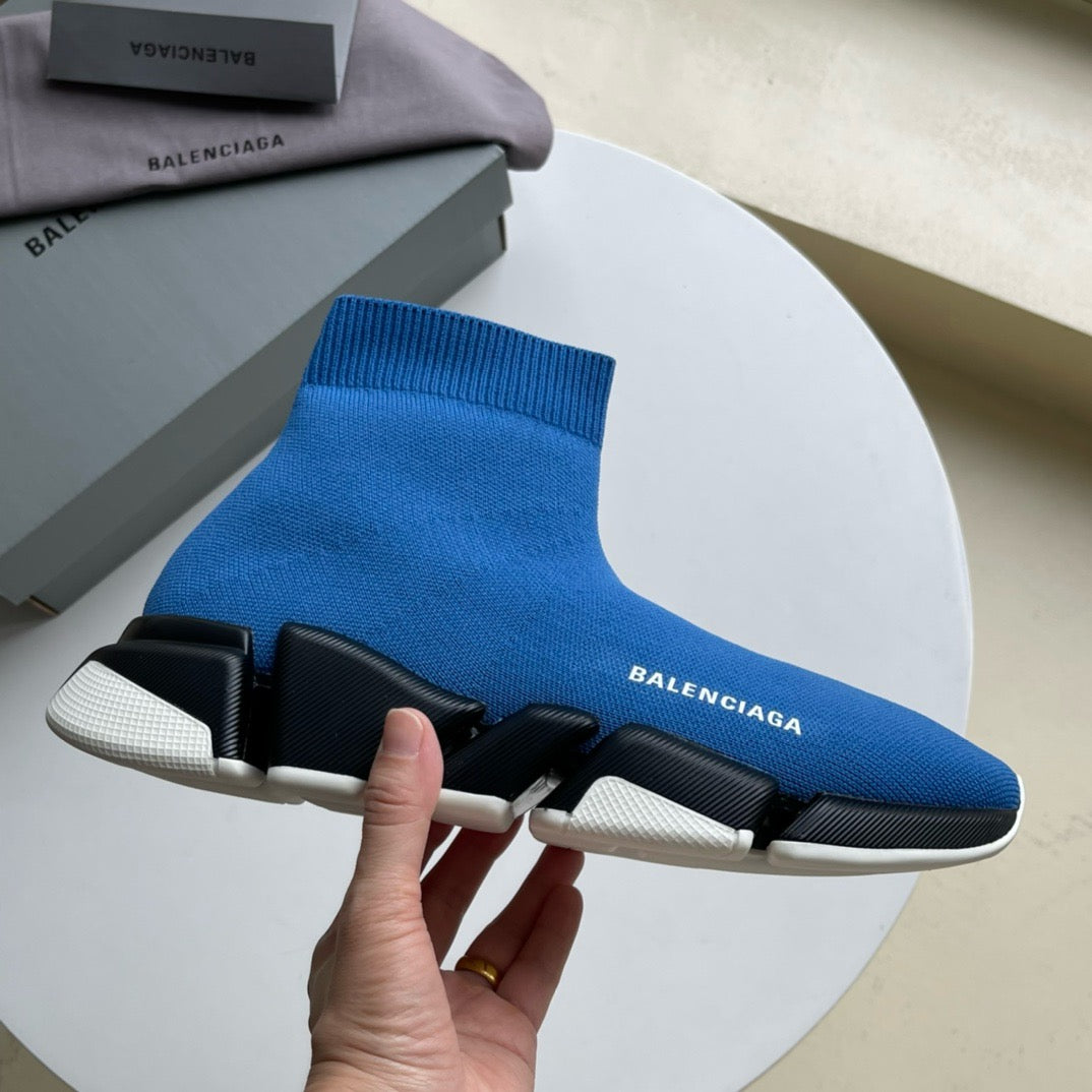 Blue and Sky blue Shoes