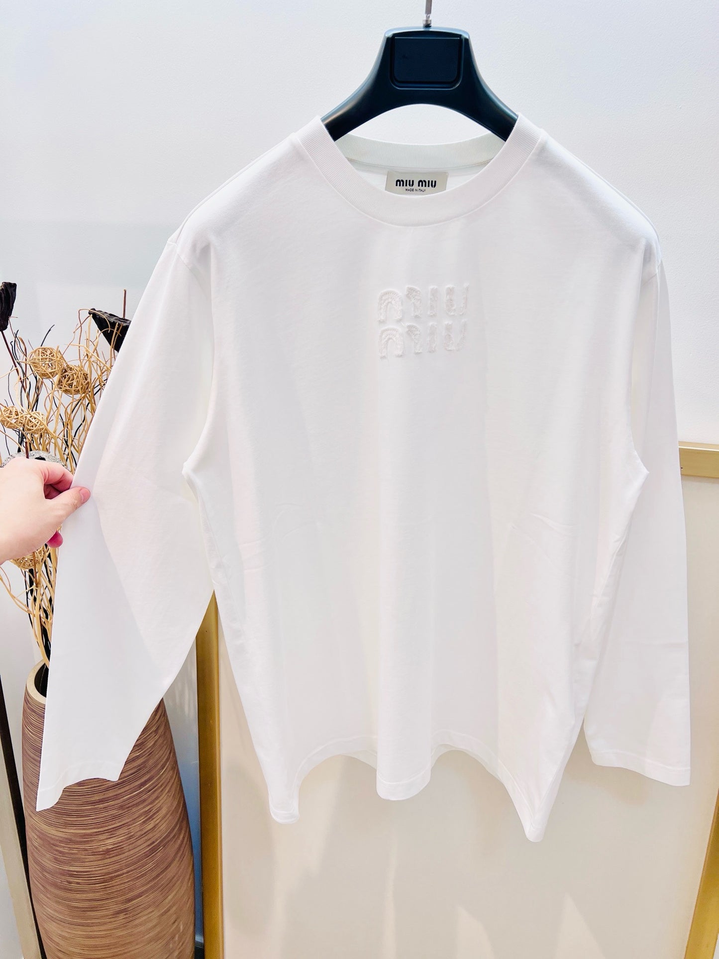 Jersey gris, blanco y negro