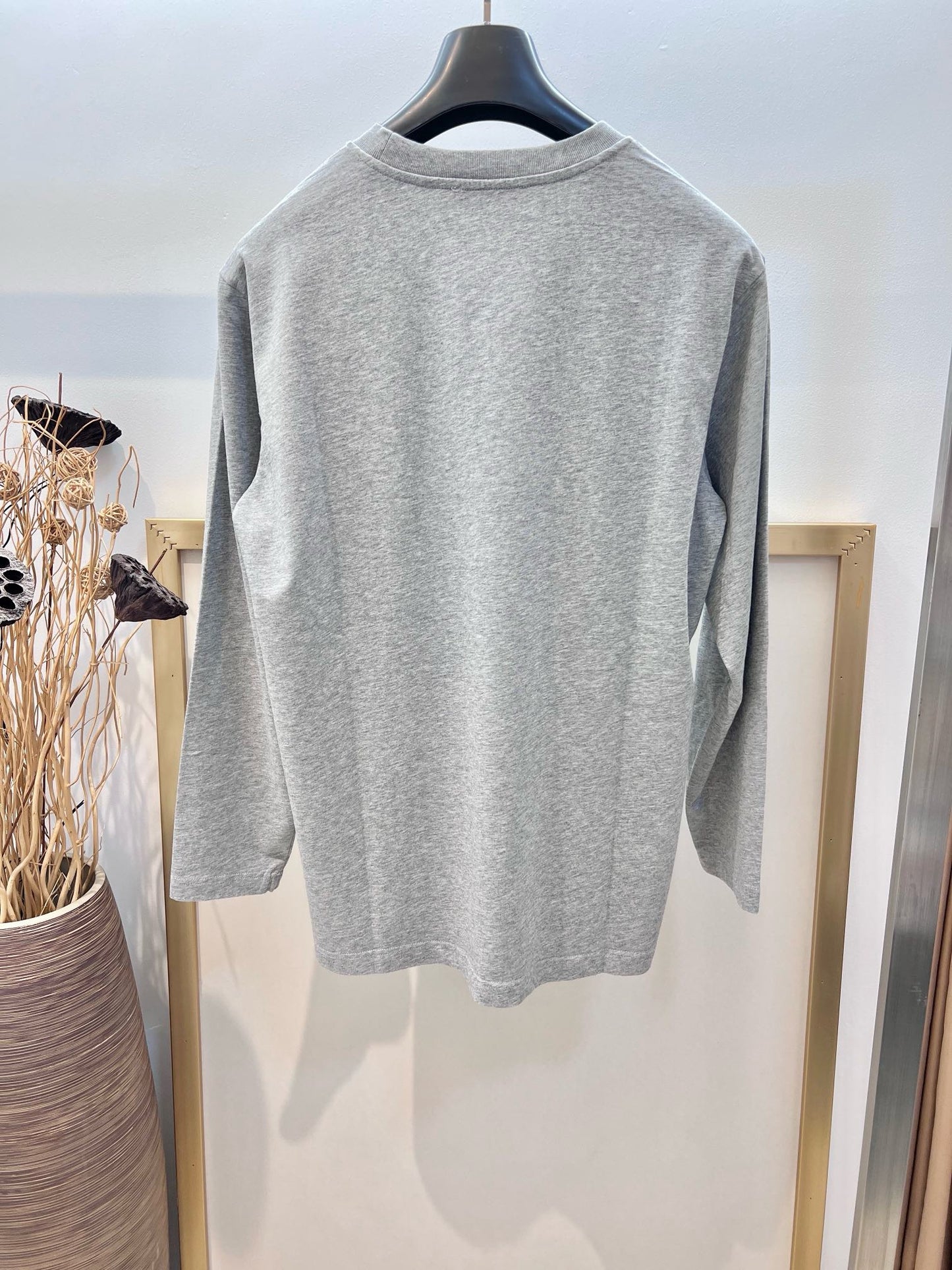 Jersey gris, blanco y negro
