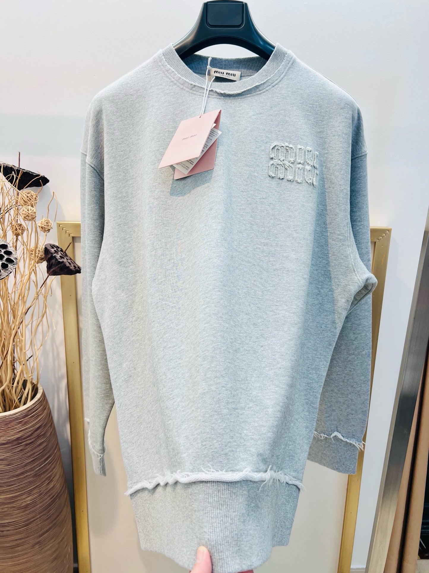 Jersey azul y gris