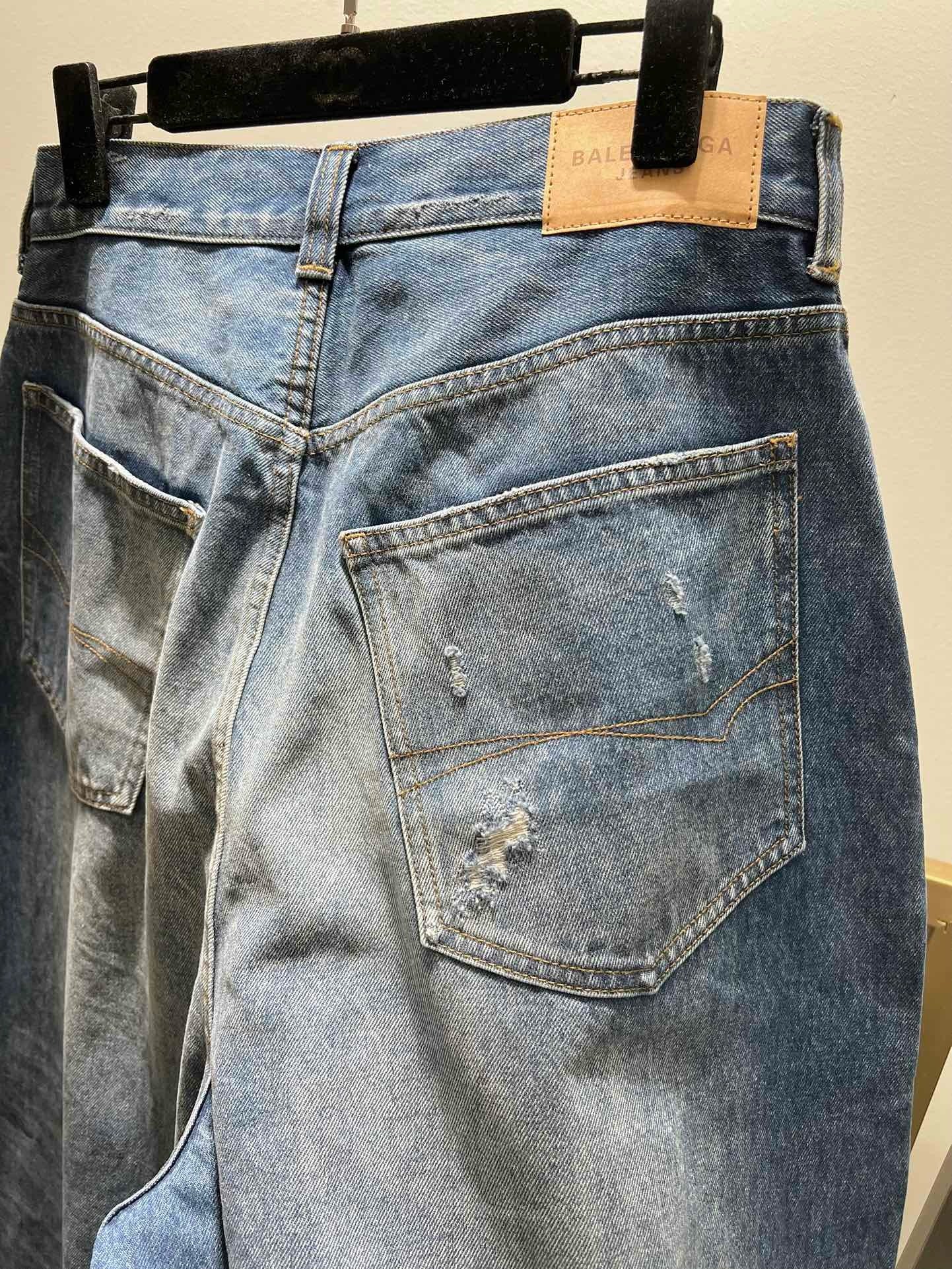 Pantalón azul oscuro y gris oscuro